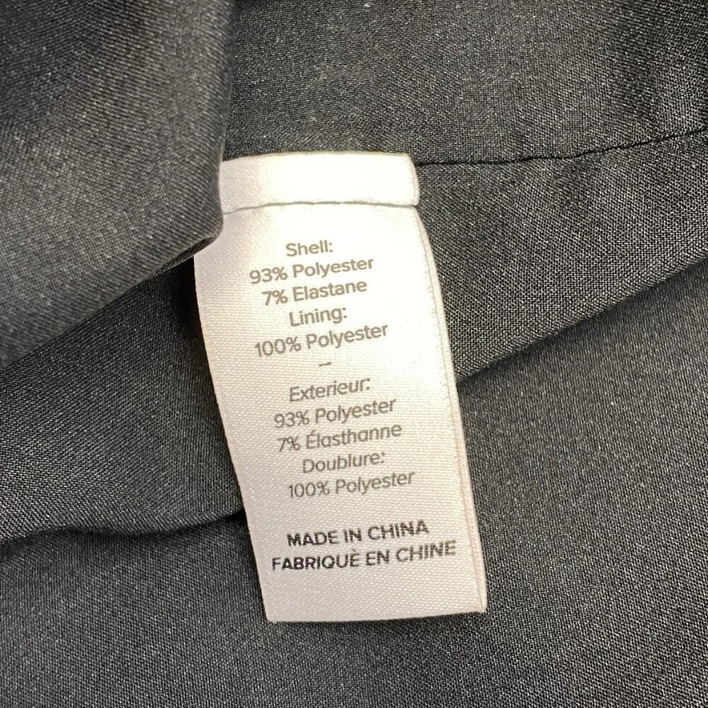 NEW CINQ à SEPT Women’s McKenna Mini Dress Black Size 6 Front Twist Long Sleeve - Picture 10 of 10